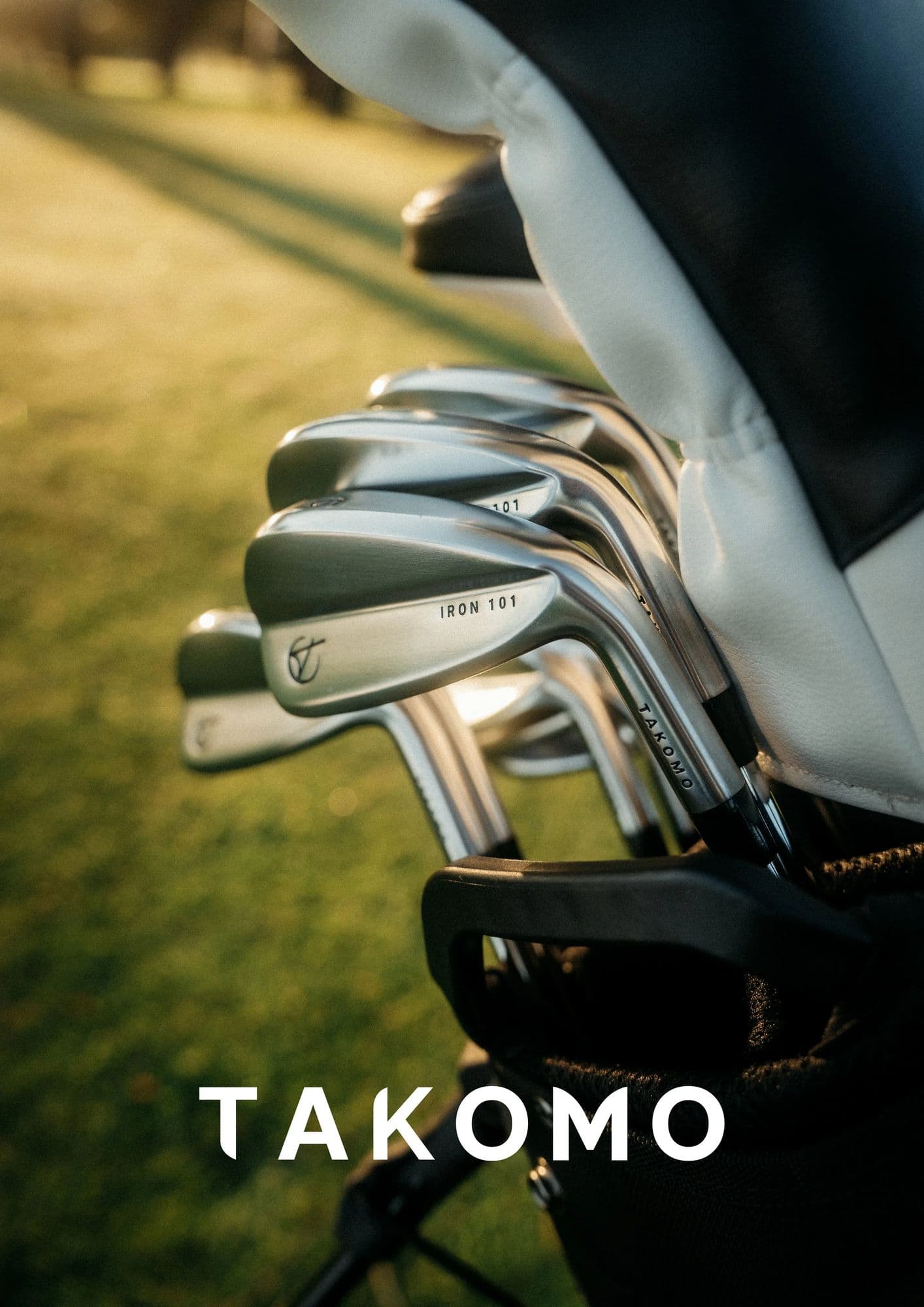 Takomo golf clubs on display at The Golf House